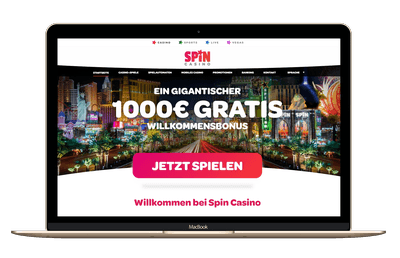 Spin Casino Casino Screenshot